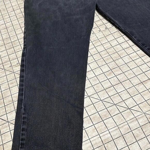 New York & Company Women’s Easy Petite Dark Wash Flat Front Black Sz 10 Petite - Picture 10 of 12